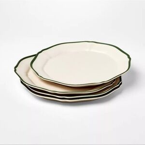 Threshold Studio McGee 10.5" 4pk Melamine Dinner Plates Green - Target 2025